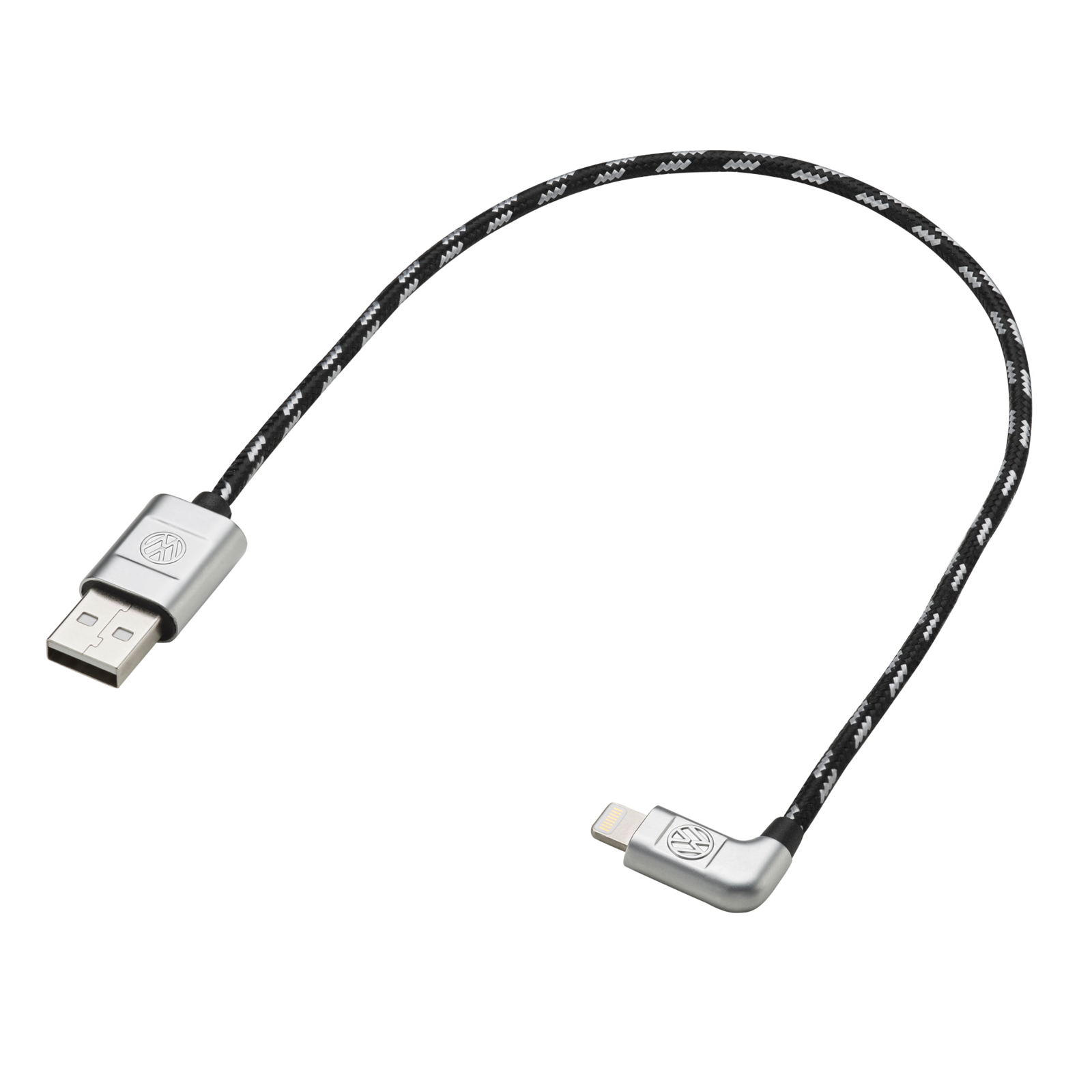 Original VW 30 cm Ladekabel USB-A auf Apple Lightning USB iPhone 000051446AR