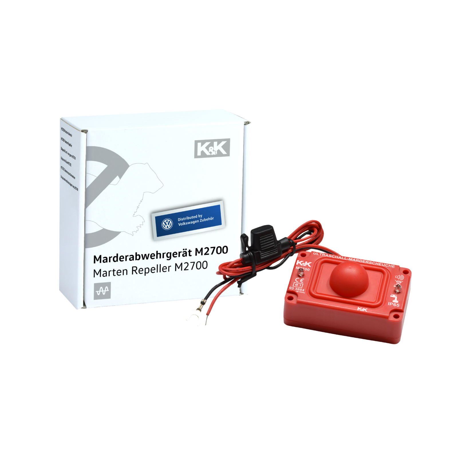 K&K M2700 Marderschutz Marderabwehrgerät Ultraschall Wasserdicht 22kHz 110dB 000054651A